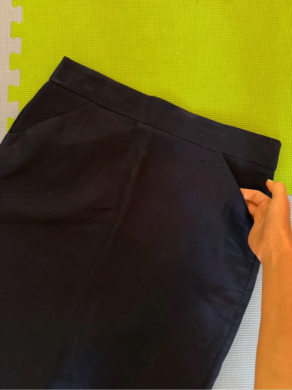 J. Crew navy pencil skirt